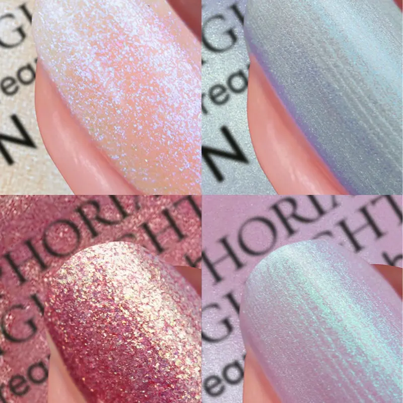 Euphoria Highlight 4-Piece Nail Polish - Glossy Shimmer Manicure Set Worth £36 1