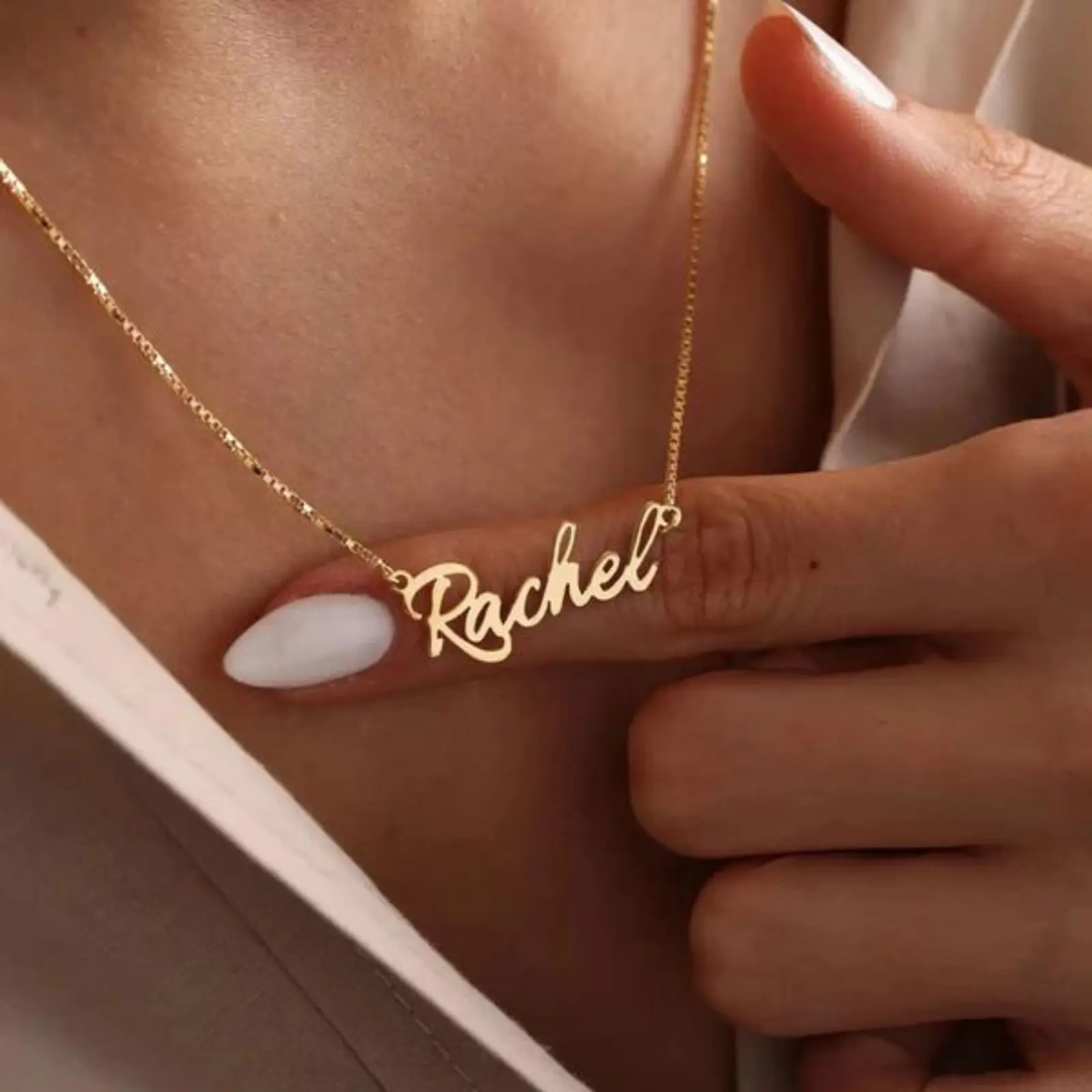 Personalized Luxsy Jewels Custom Name Necklace - Christmas, Christmas Gifting, Gifts For Her, Gifts for Women, Gifts for Men, Trending Jewelery, Fashion Jewellery, Luxury Stylish Birthday Gift
