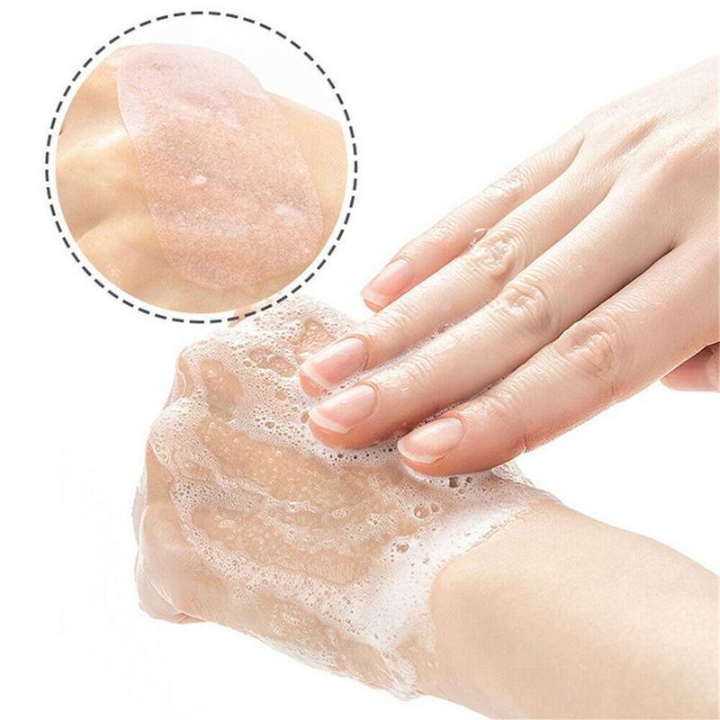 20-100x Portable Paper Soap Dispenser Travel Outdoor Camping Hand Hygienic Wash Compact 2