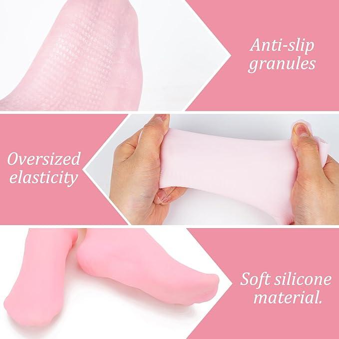Product Introduction of Women's Soft Gel Heel Silicone Socks for Dry Cracked Feet  - Womenswear, Comfort Womenswear Minimalist Basic Bridal Comfort 2