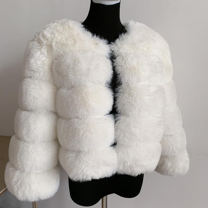 Product Introduction of [2024]Women faux Faux Fur Coat Autumn Winter High Quality Faux Fox Fur Coat fluffy coat fury elegant faux furr 7xl plus size women clothing1 17