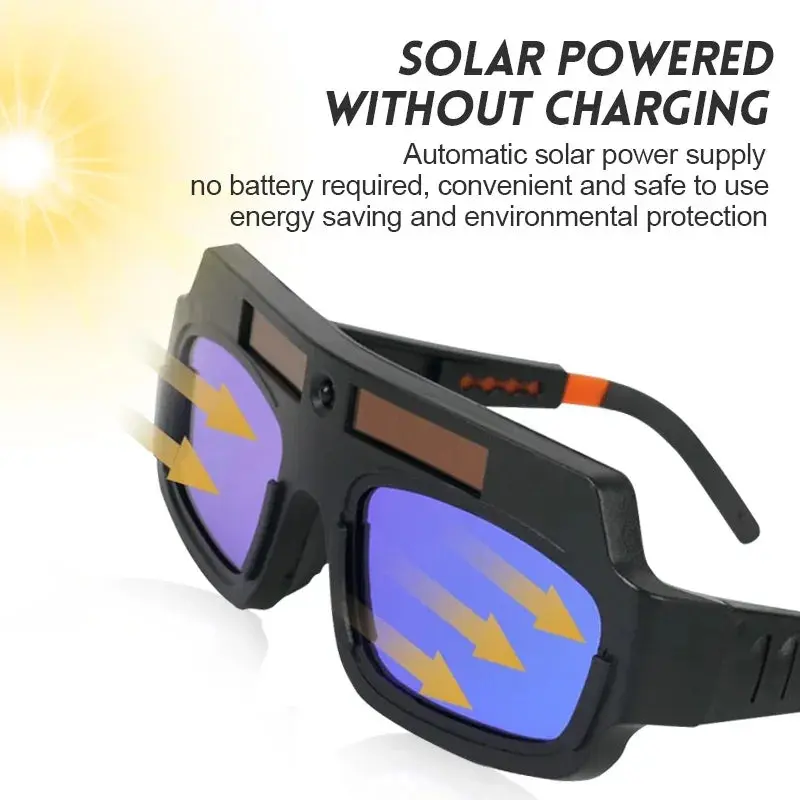 Solar Automatic Dimming Welding Glasses - Anti-Glare, Eye Protection Goggles 3