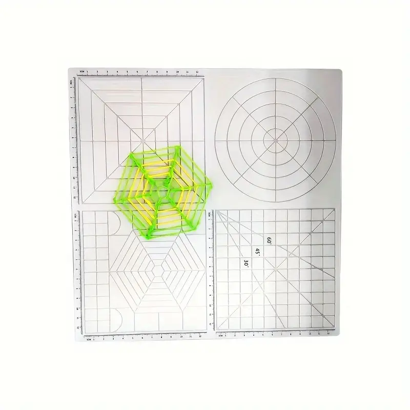 3D printing silicone stencil mat+ Help beginners to better use 3D printing pen drawing. Copy. 2