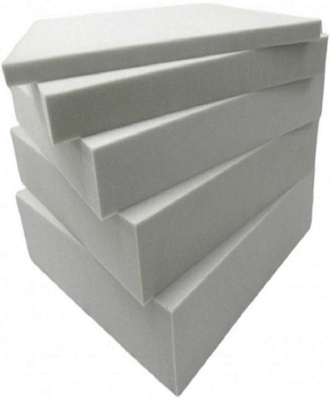 High-Density Upholstery Foam Seat Cushion Replacement - Custom Cut Padding for Sofa, Chair, Bench, Seat - Home Accessories Supplies 1