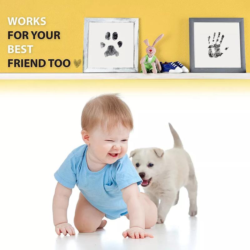 Framed Pet Paw Print Keepsake With Ink Kit Christening & Gifts Decor Photo 9