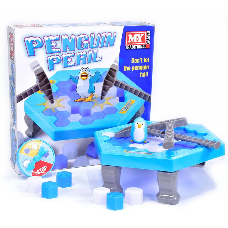 M.Y Penguin Peril Family Board Game | 2-4 Player Childrens Family Fun Game | Ice Breaker, Penguin Drop Challenge 0
