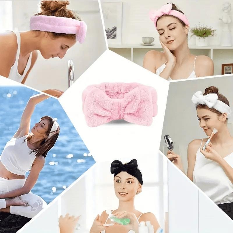 (Gift 2)Super-Soft Coral Fleece Hair Band - Quick-Dry Sports Face Wash & Makeup Spa - Solid Color, Stylish Headband for All-Day Comfort - One-Size-Fits-All Hair Accessories 5