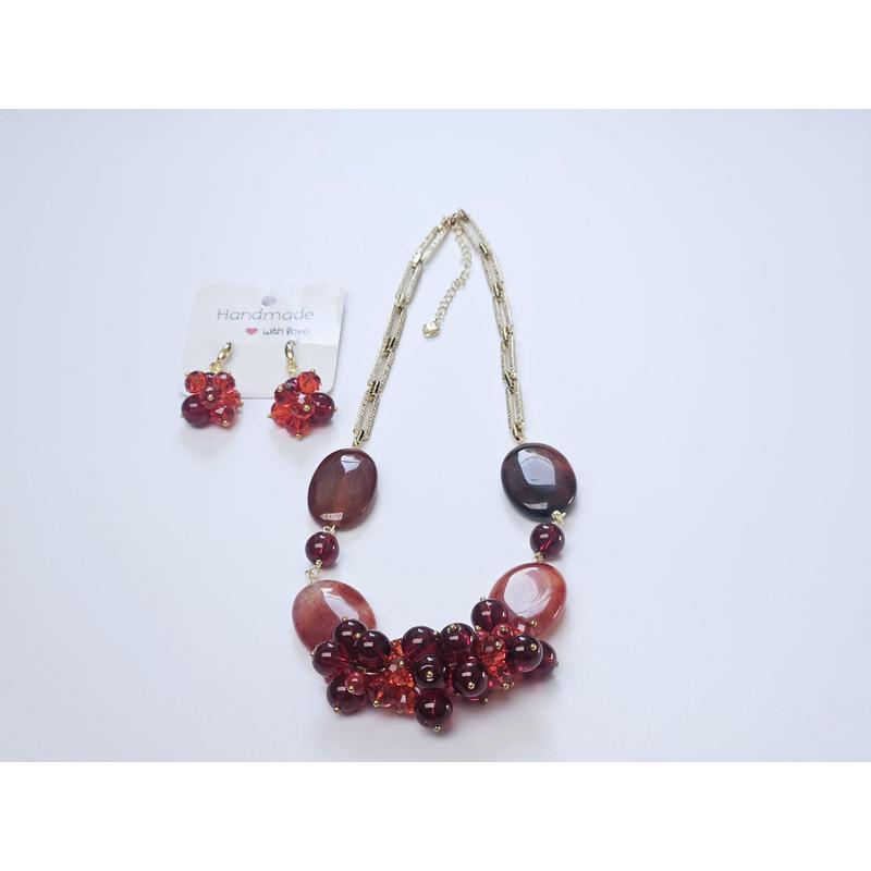 Scarlet Harmony Necklace Set 2