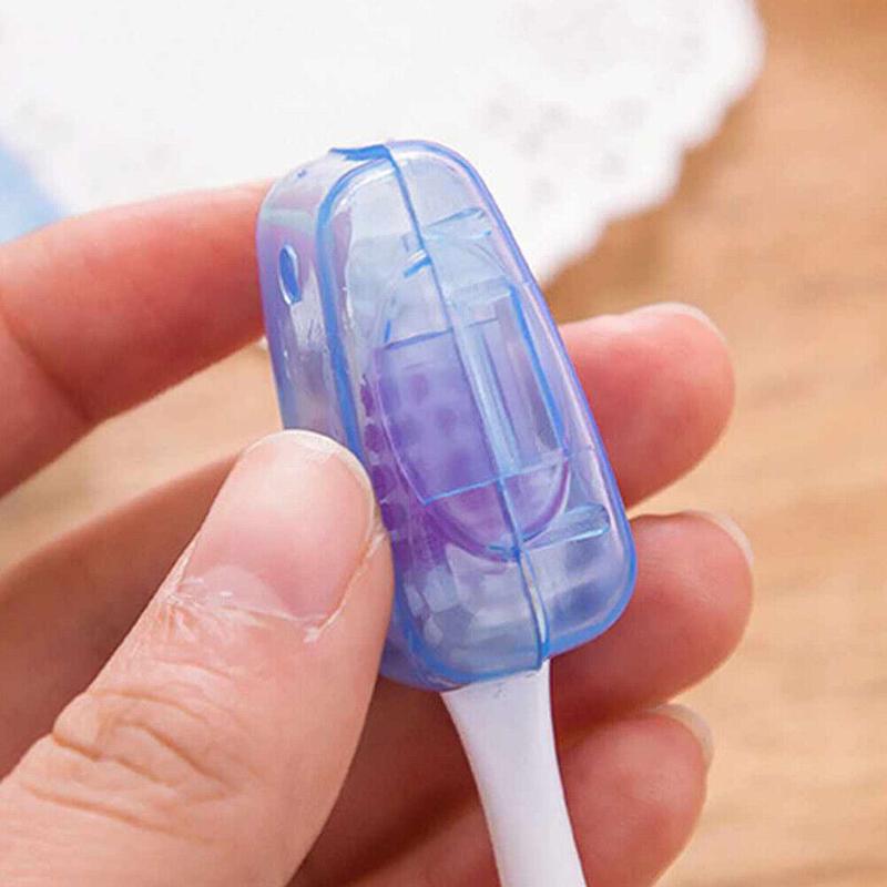 5 x Toothbrush Head Cover Protector Portable Travel Camping Brush Cap Set UK 5