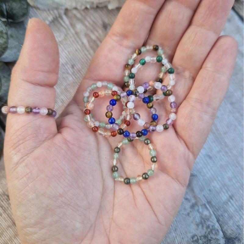 Purus Sensa crystal stacking rings. genuine natural gemstone rings. new beginnings, protection, good luck and more! 6