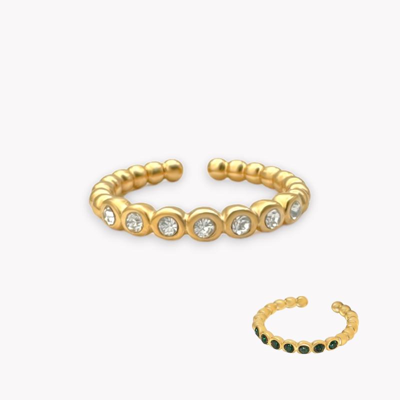 Adjustable Mindy Ring - 2 Colours Available - Isla & Co - Waterproof & Tarnish Free 0