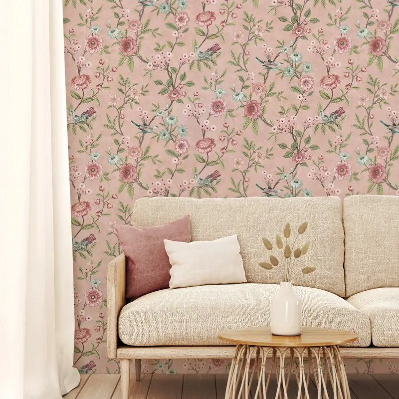 Fine Decor Eleanor Pink Wallpaper FD43445 pink  wallpaper 6