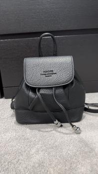 Product Review of Women's Solid Color Bucket Bag Backpack, Fashionable Pu Leather Backpack for Daily Used, Casual Trendy Versatile High-quality Daily Commuting Bag from 4**️ 0