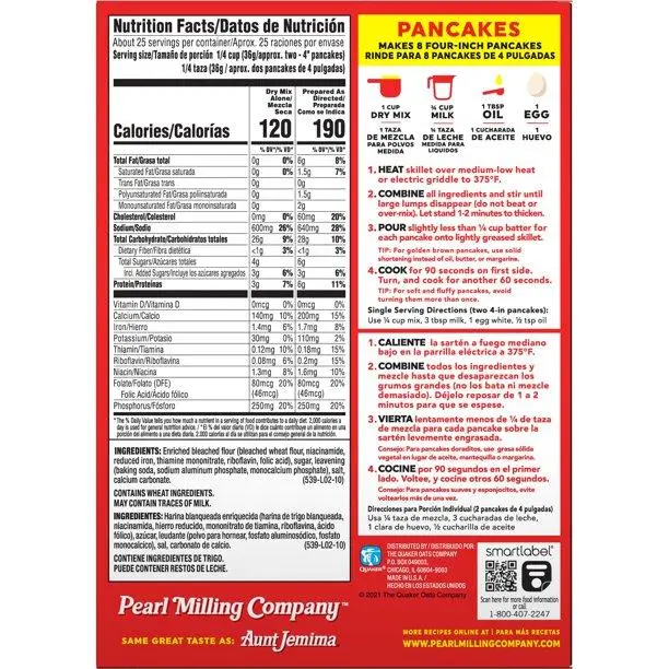 Pearl Milling Company Original Pancake & Waffle Mix 907g 2