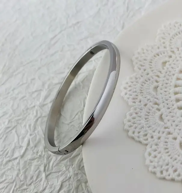 Luxury Brand Women's Gold Silver Stainless Steel Bracelets & Bangles - Waterproof Classic Jewelry 6