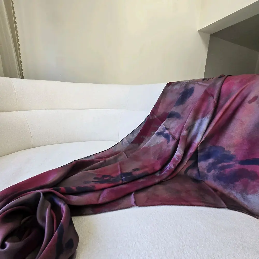 Ehtnic Silk Printed Hijabs Colourful Pattern High Quality