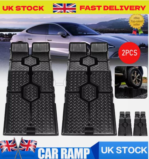 Product Introduction of Pair Of Heavy Duty 5 Ton Car Lifting Ramps Automotive Vehicle Garage Wide Ramps 1
