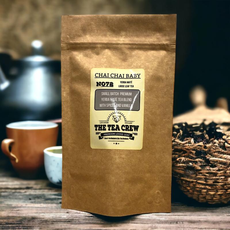 Yerba Mate Vanilla Chai Loose Mate Tea Blend - with Rich Spices and Creamy Goodness! FREE Tea Sample With Every Order! Beverage Natural Sweet 1