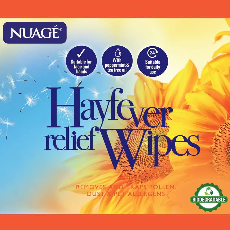 30 x Hayfever & Allergy Relief Wipes for Hand & Face Traps Pollen Dust Dirt Pet Allergy Wet Hay Fever Wipes (150 Wipes (5 Packet)) 4