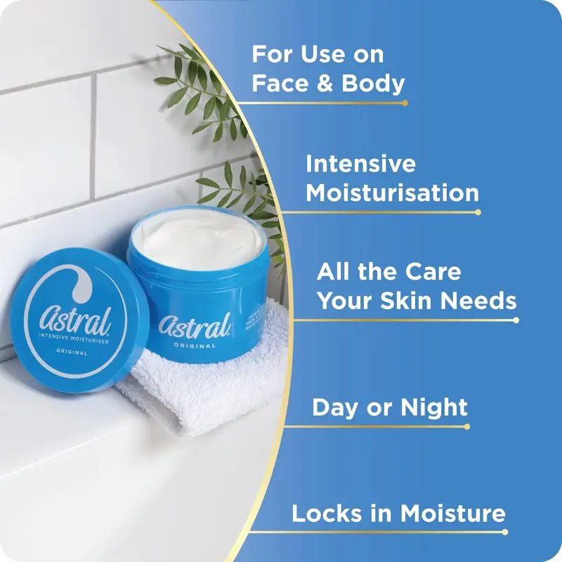 Astral Intensive Moisturiser Original Cream - 500 ml Hydrating Comfort Moisture 1