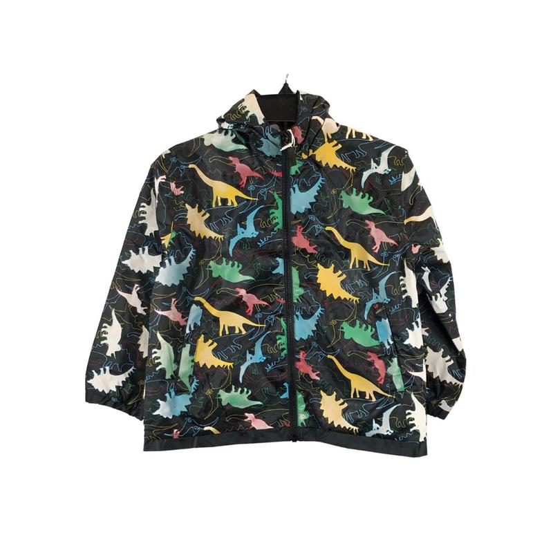 Magical Colour Changing Dinosaur Print Rain Coat 1