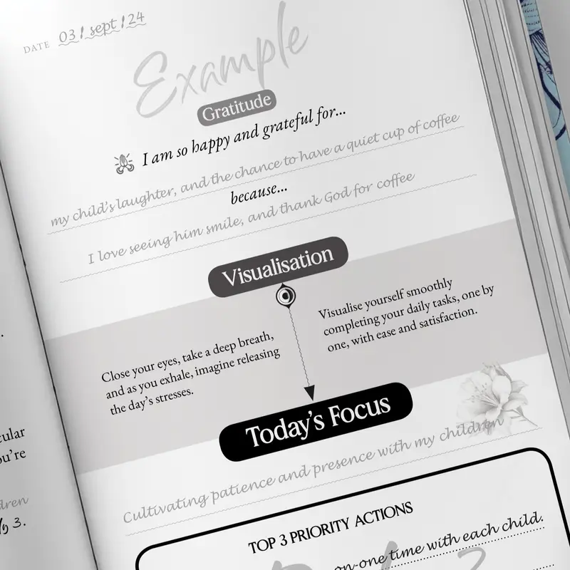 Daily 3: The Productivity Journal For New Mums|Gratitude|Visualisation|Daily Goals|Journal with Prompts&Motivational Quotes|Memory Keepsake|Postpartum Recovery & Wellbeing 2