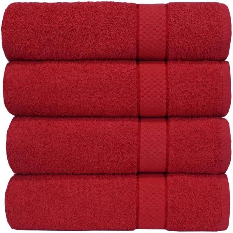 Bargain Bath Towel - Budget-Friendly 100% Egyptian Cotton - Super Soft - 80x140cm Absorbent Soft Sheet Smooth Plain luxury 3