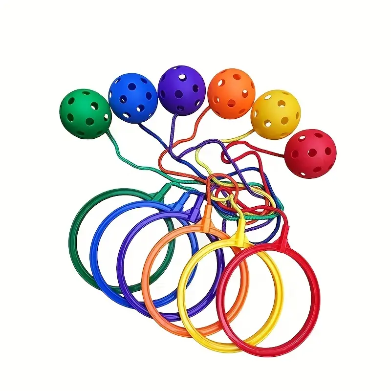 Lemon jump ball swing ball Tie foot with bounce sense system training equipment game props bounce ankle ring bounce fitness ball magic wheel Christmas, Halloween Gift 4