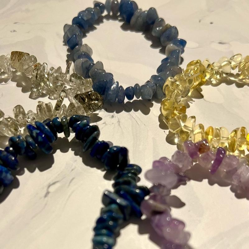 Handmade Natural Stones - Amethyst, Citrine, Aventurine, Moss Agate and Lapis 1