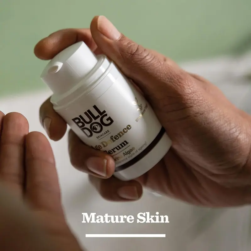 Bulldog Skincare Age Defence Serum 50ml - Moisturiser for Men - For Mature Skin - Comfort 3