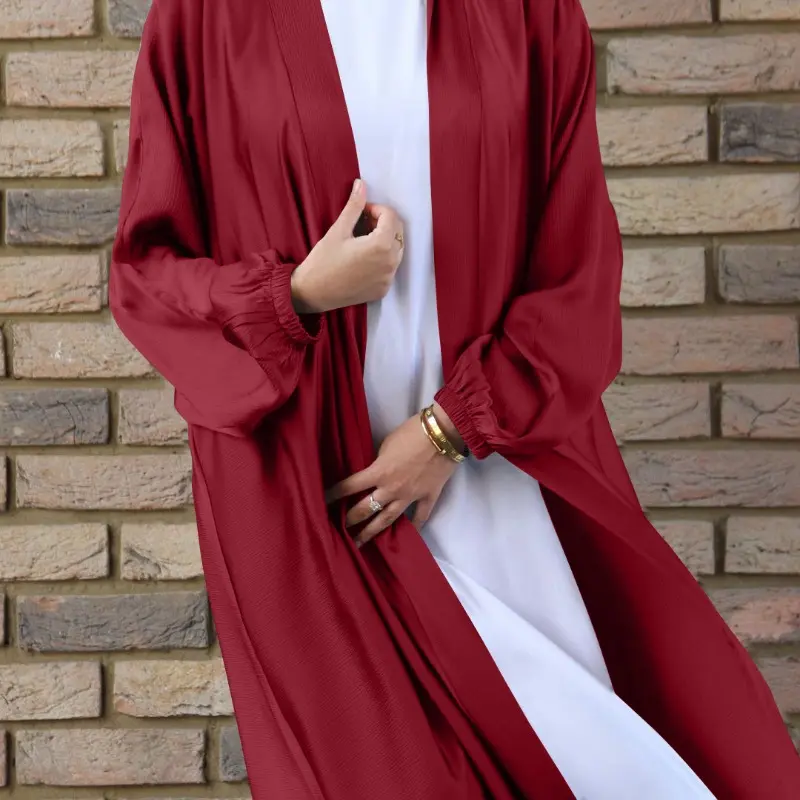 Hot-selling, women's casual large-size cardigan robe bundle sleeve dress LR469 7