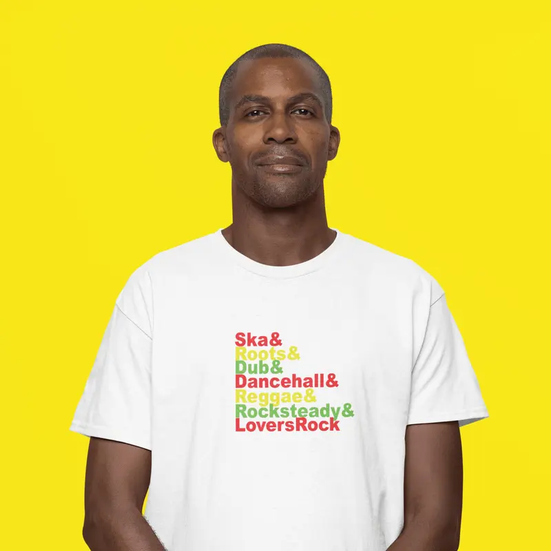 Classic Reggae Ska Dancehall Dub T-shirt Music DJ Producers Ravers Festival 1