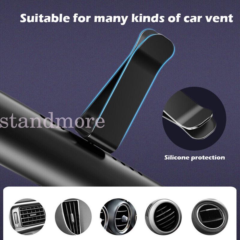 Car Air Vent Freshener Blue Clip Perfume Diffuser & 3 Aroma Fragrance Sticks 7