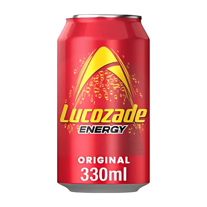 Lucozade Energy Cans 24 Pack (24 x 330ml) Original and Orange Flavour Fizzy Drinks Sport Beverage 6