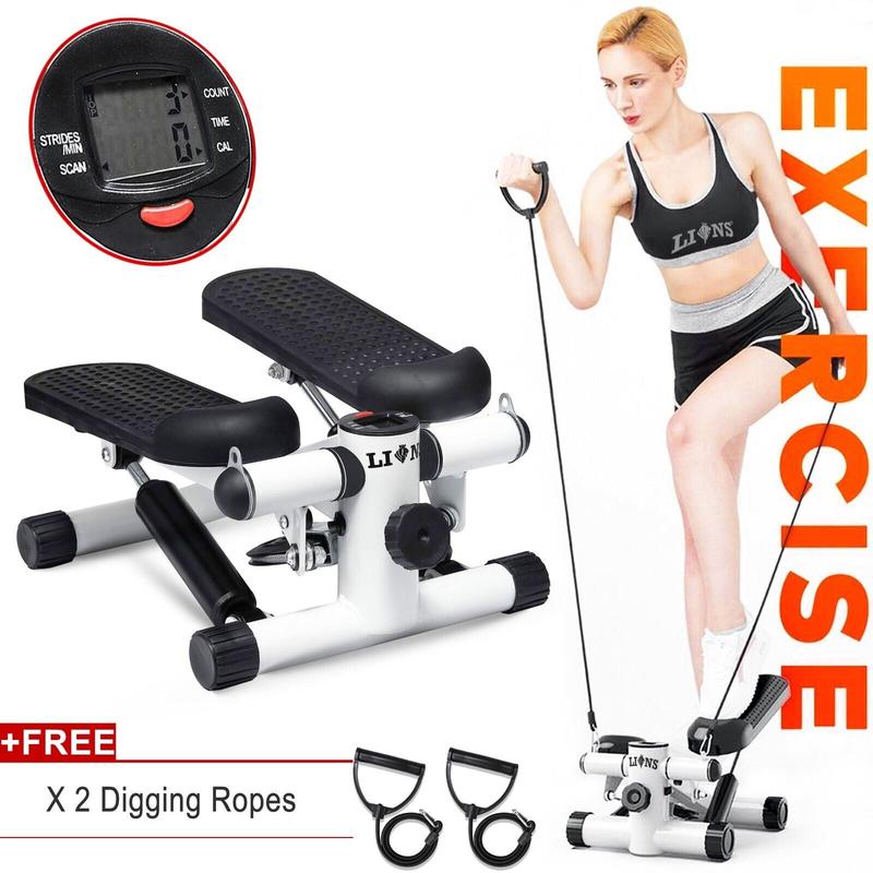 Aerobic Mini Stepper Arm Leg Thigh Toner Fitness Cardio Step Workout Machine 1