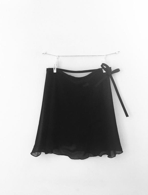 Ballet Skirt 11" Style GISELLE Chiffon Satin Wrap Women 2