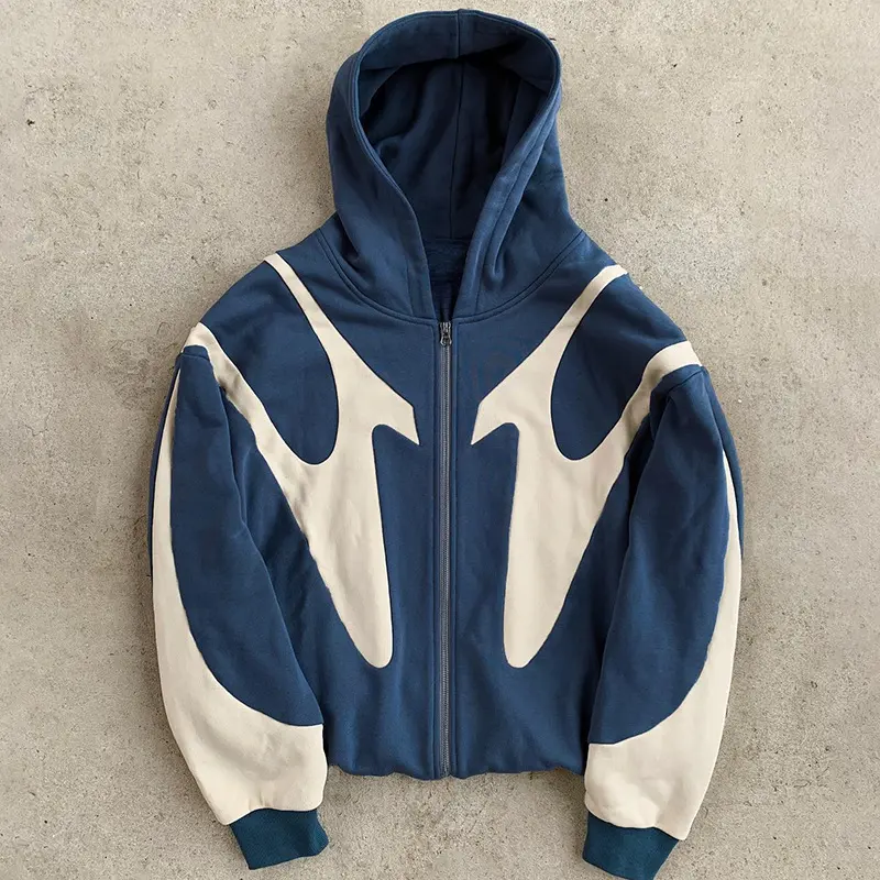 Retro New Blue Men Hoodie Fashion Street Clothing Y2k Harajuku Popular Men and Women Casual sportswear Male Demon slayer Hoodies Menswear Sweatshirts