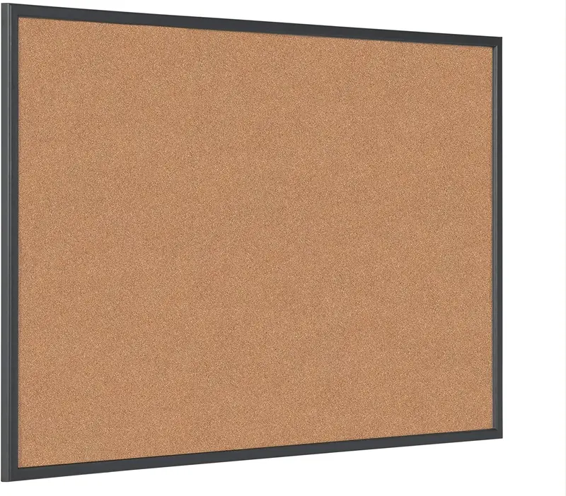 Office Cork Notice Board 60 x 40 cm, Black 1