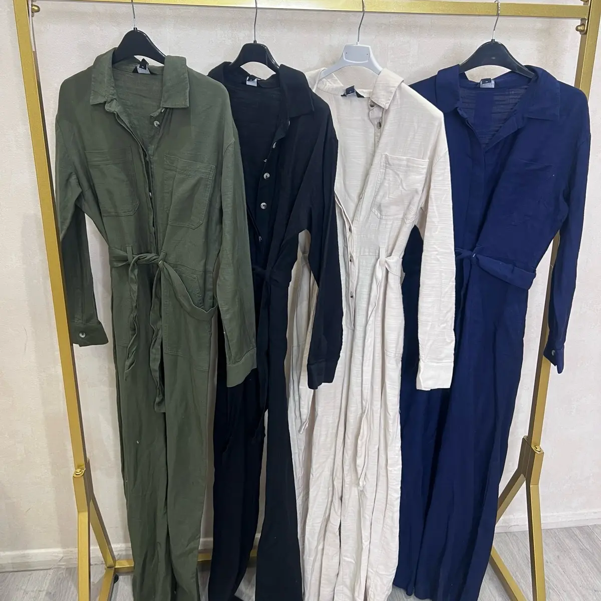 100% Cotton jumpsuit 4 Colourways (UK 8-22)