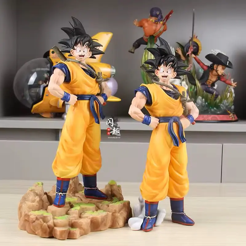 32cm Dragon Ball Z Goku Super Saiyan Anime Collectible Figure - Premium Standing Model