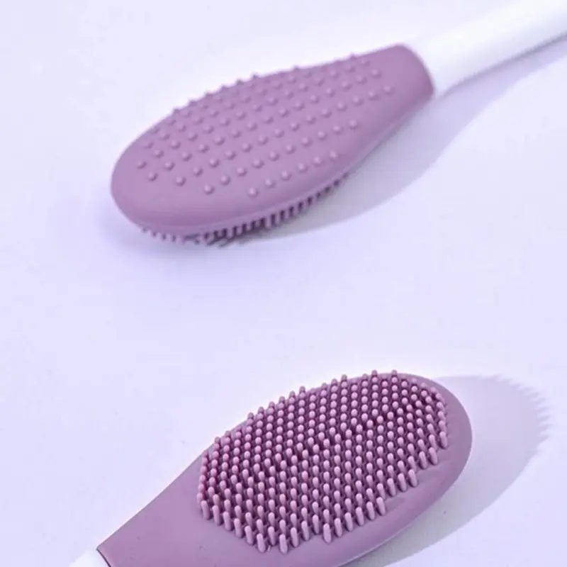 Dual-head Silicone Facial Mask Brush for Massaging, and Applying Various Facial Masks - Skincare Comfort 2
