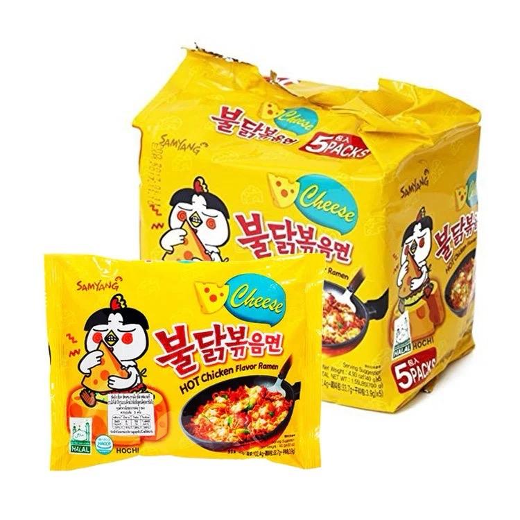 SAMYANG Cheese Buldak Hot Chicken Spicey Ramen - (Pack of 1) - Instant Food Offer 1