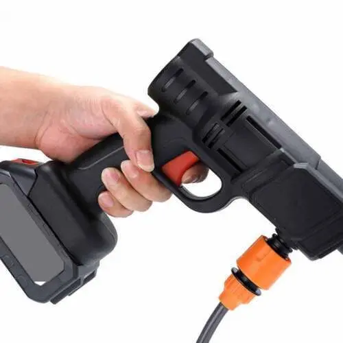 2 Battery Portable Cordless Car High Pressure Washer Jet Water Wash Cleaner Gun 8