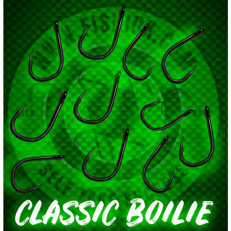 Wide Gape Classic Boilie Style Carp Hooks.Micro Barbed 2