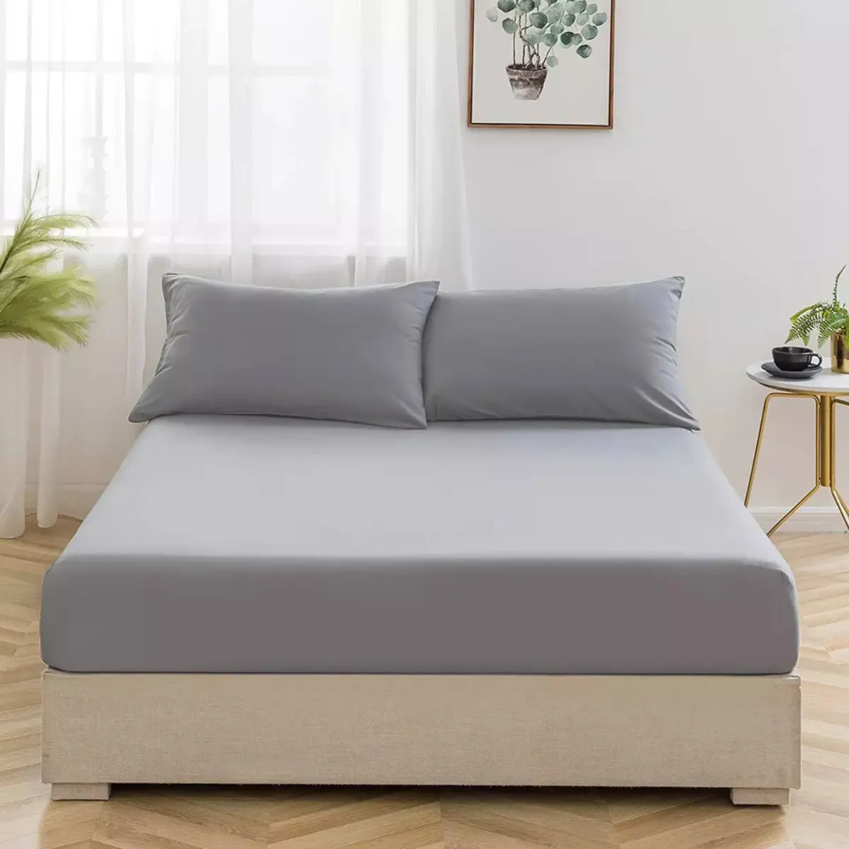 Extra Deep 40CM Fitted Sheet 100% Egyptian Cotton Luxury Bed Sheets Single, Double, King, Super King Hotel Quality