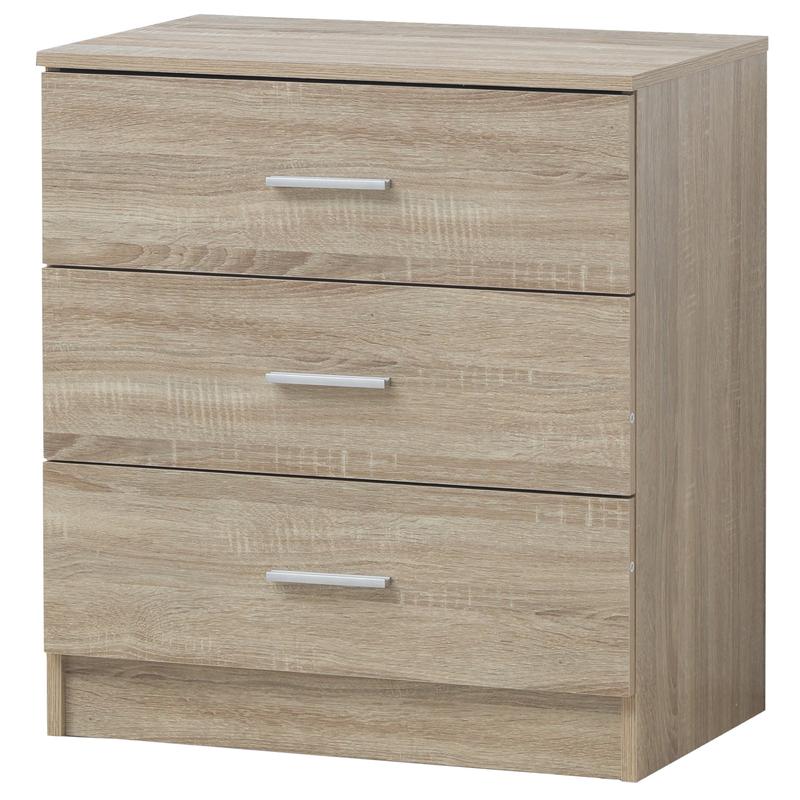 Modern Chest of Drawers for Bedroom Storage in 4 Colours - Metal Handles 1
