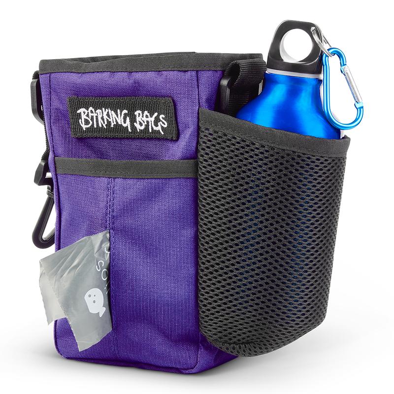 Barking Bags - The Diddy Bag - Small Dog Walking Bag - Purple 5