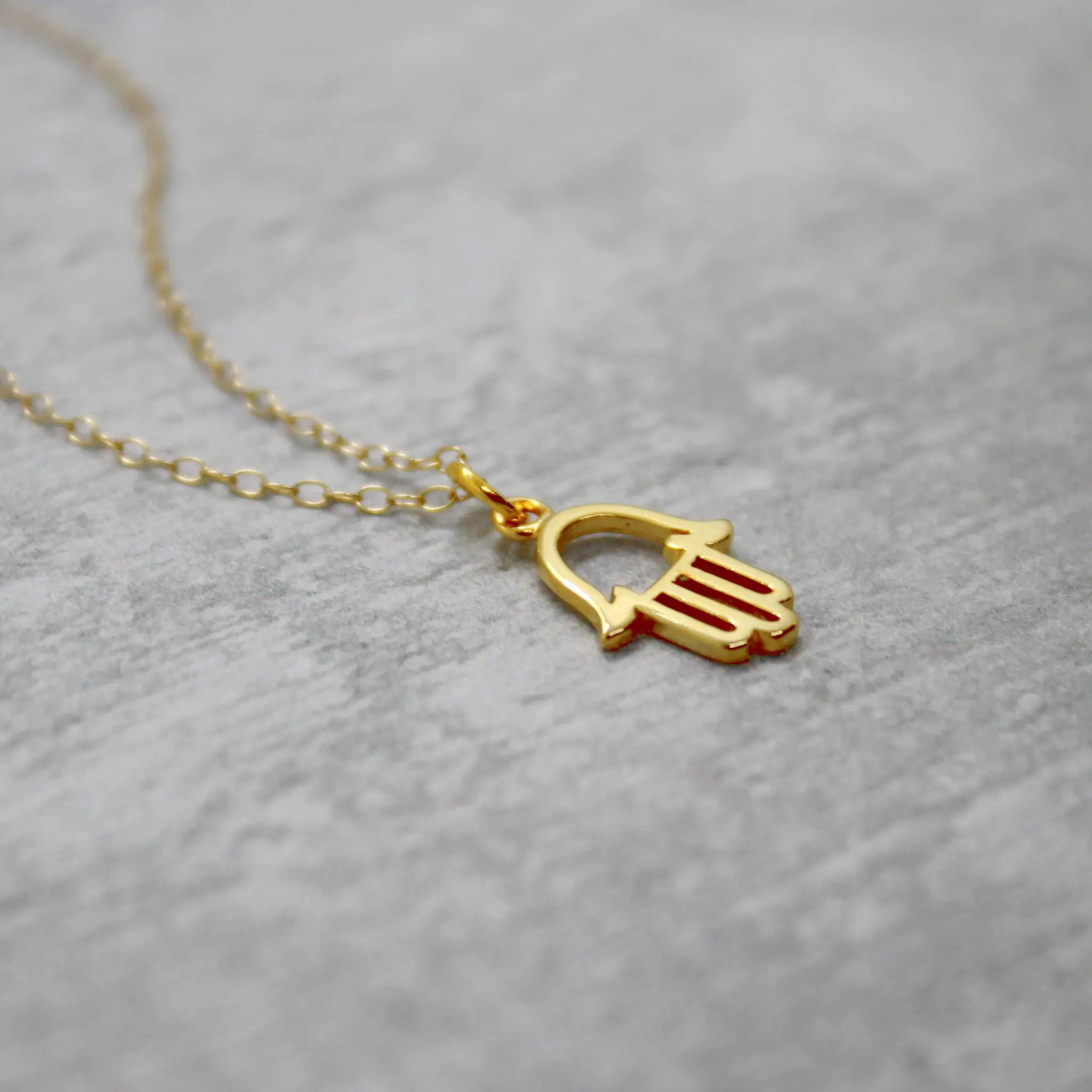 Hamsa necklace