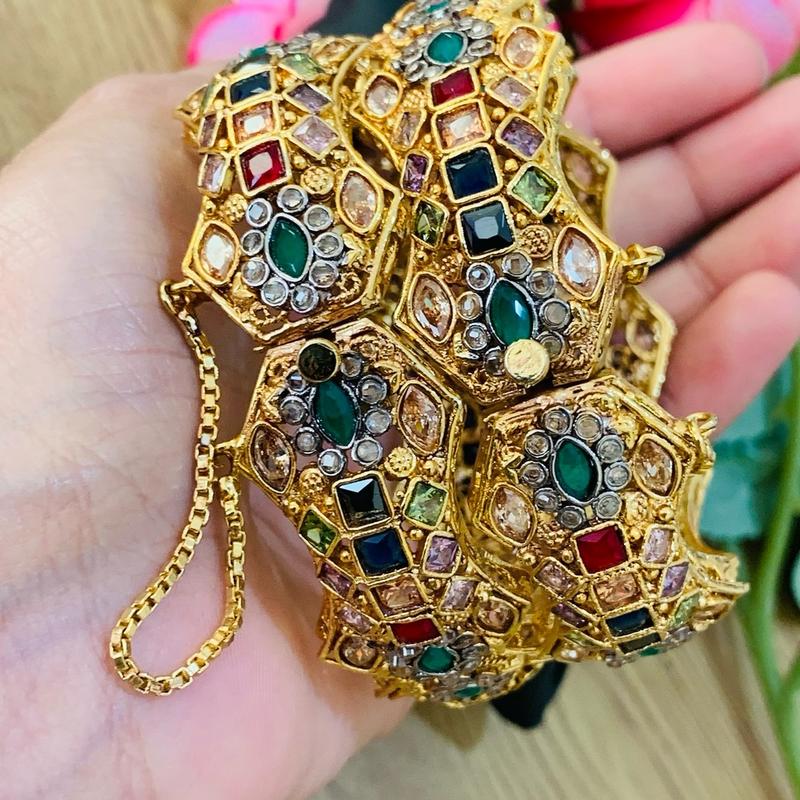 Gorgeous Egyptian Openable Bangles Auspicious Anniversary Birthday Engagement Female Asian choker 1