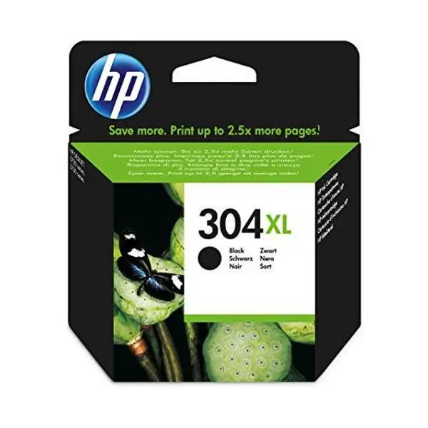 HP 304 Black Original Printer Ink Cartridge for HP Deskjet XL black 0